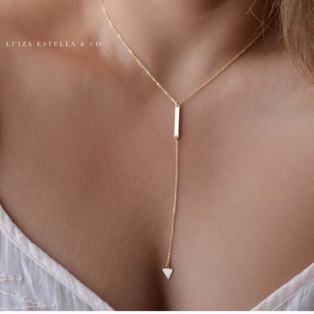 Sale! New! Gold Layered Bar Necklace